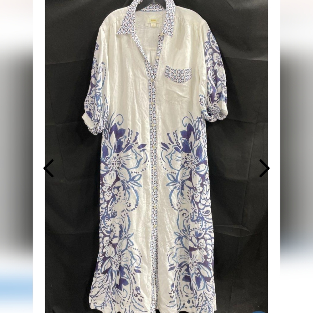 Anthropologie Linen Blend Dress - Picture 6 of 6